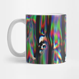 Tiled Melting Skulls Mug